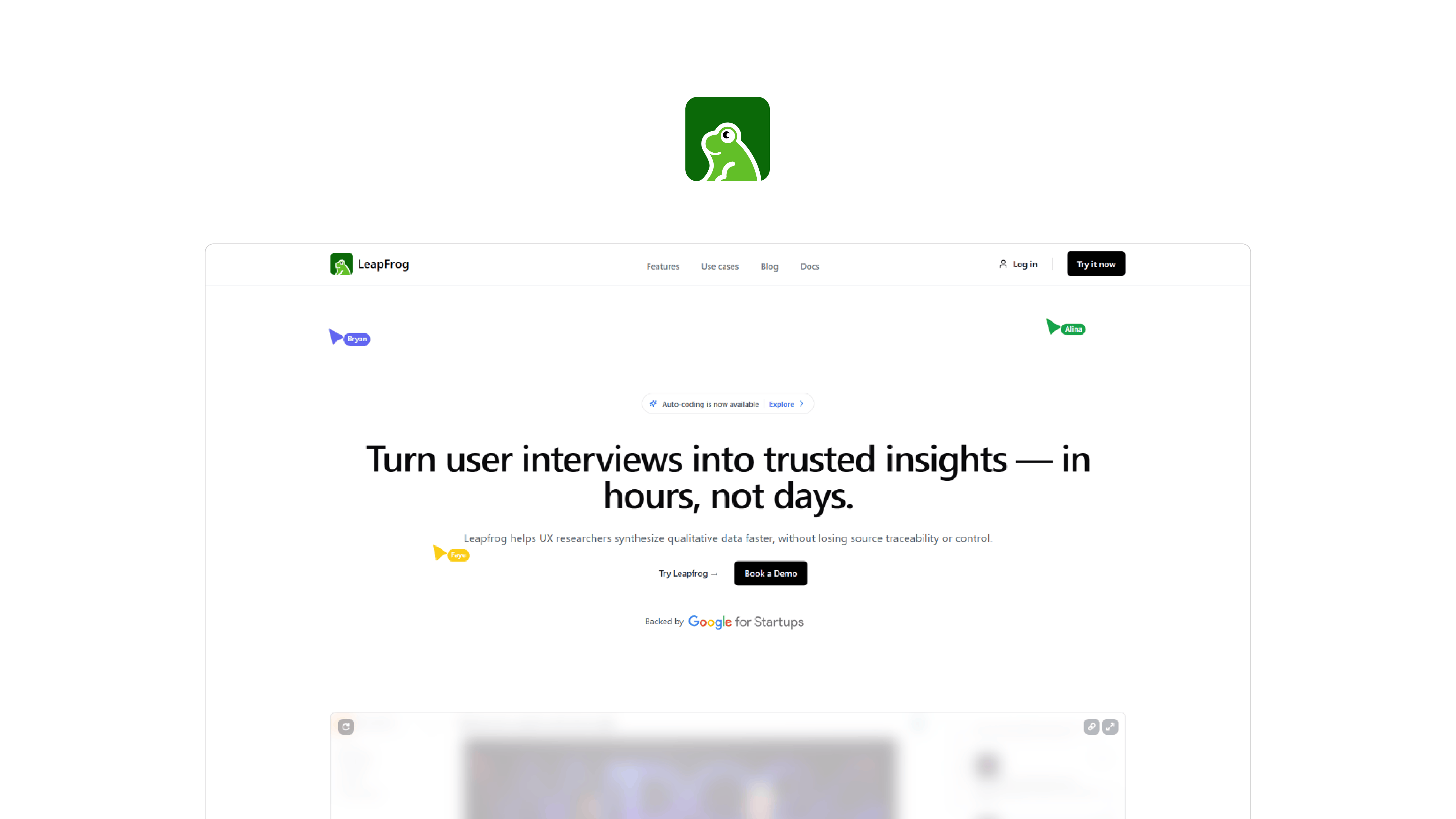 Leapfrog product overview