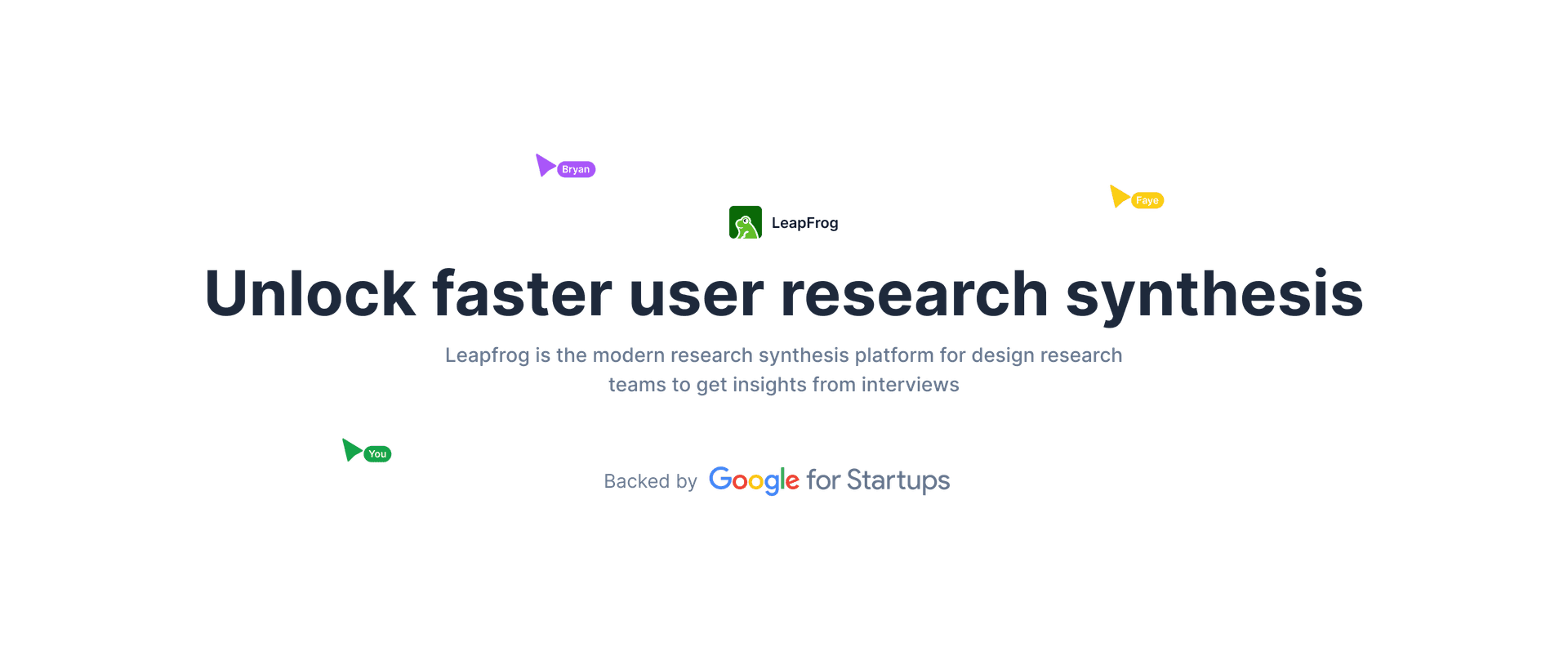 Leapfrog: AI-Powered User Research